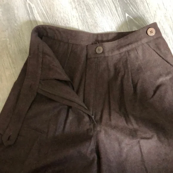 NWOT🌹YST by Ruven Brown Wool Trousers - Picture 3 of 5
